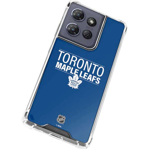 NHL Toronto Maple Leafs Lineup Moto G Play 5G (2025) Clear Case